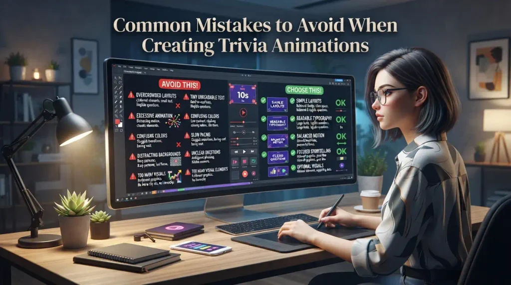 Common Mistakes to Avoid When Creating Trivia Animations