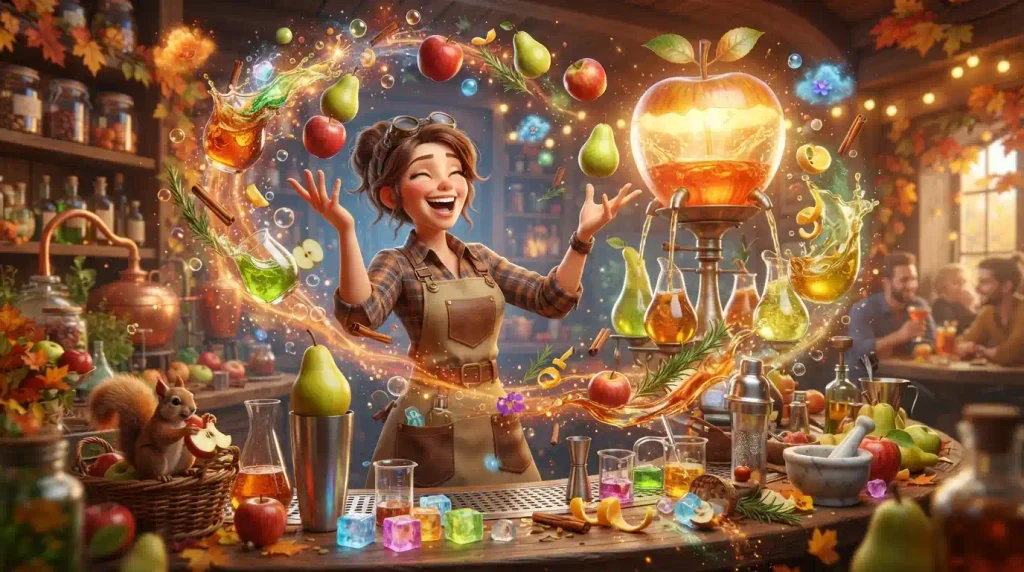 Creative Apple and Pear Cocktails