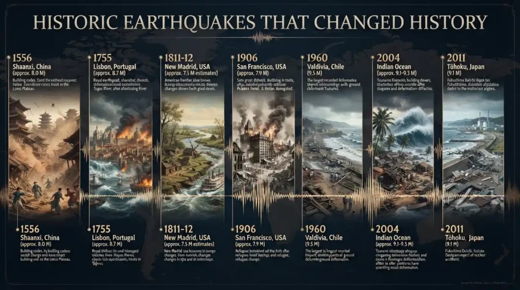 Historic Earthquakes That Changed History