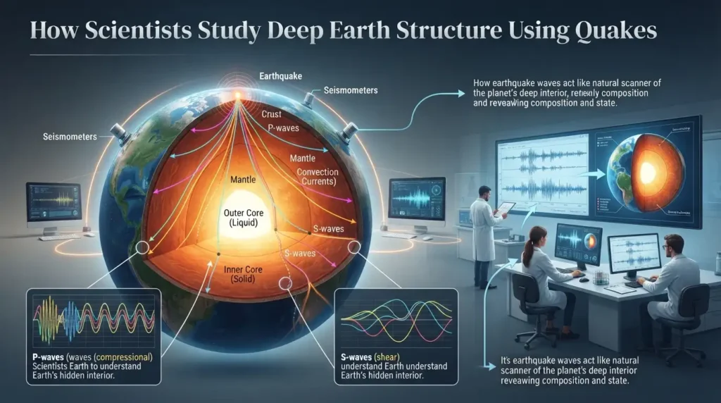 How Scientists Study Deep Earth Structure Using Quakes