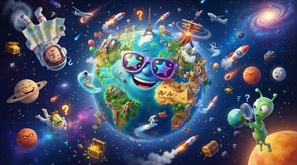 Mind-Bending Geography and Space Visuals