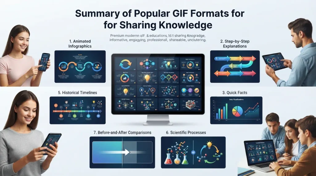 Summary of Popular GIF Formats for Sharing Knowledge
