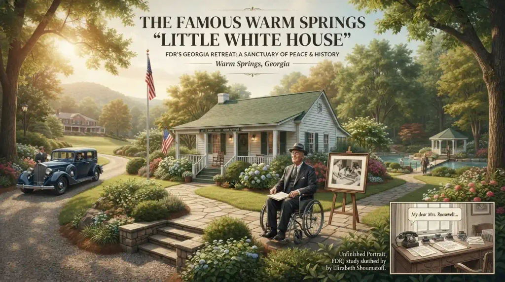 The Famous Warm Springs "Little White House"