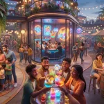 Fun drink places featuring unique beverages, creative interiors, and lively atmospheres