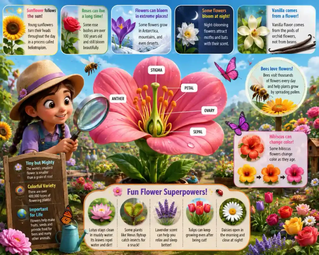 fun flower facts