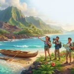 Fun Hawaiian facts featuring tropical culture, traditions, and island scenery
