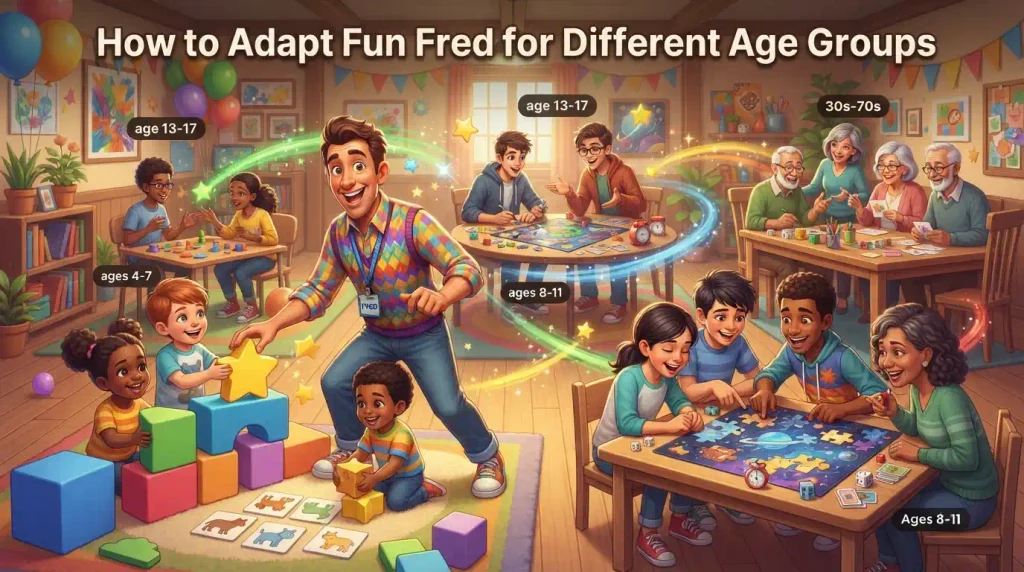 How to Adapt Fun Fred for Different Age Groups