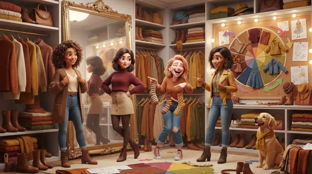 How to Color Coordinate Autumn Outfits