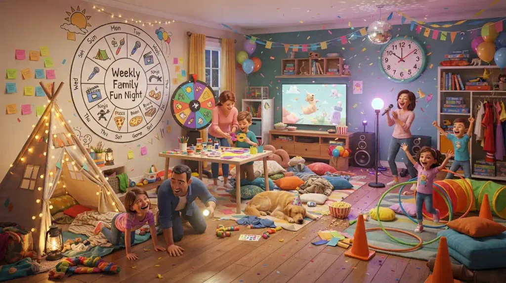 How to Organize a Weekly Family Fun Night