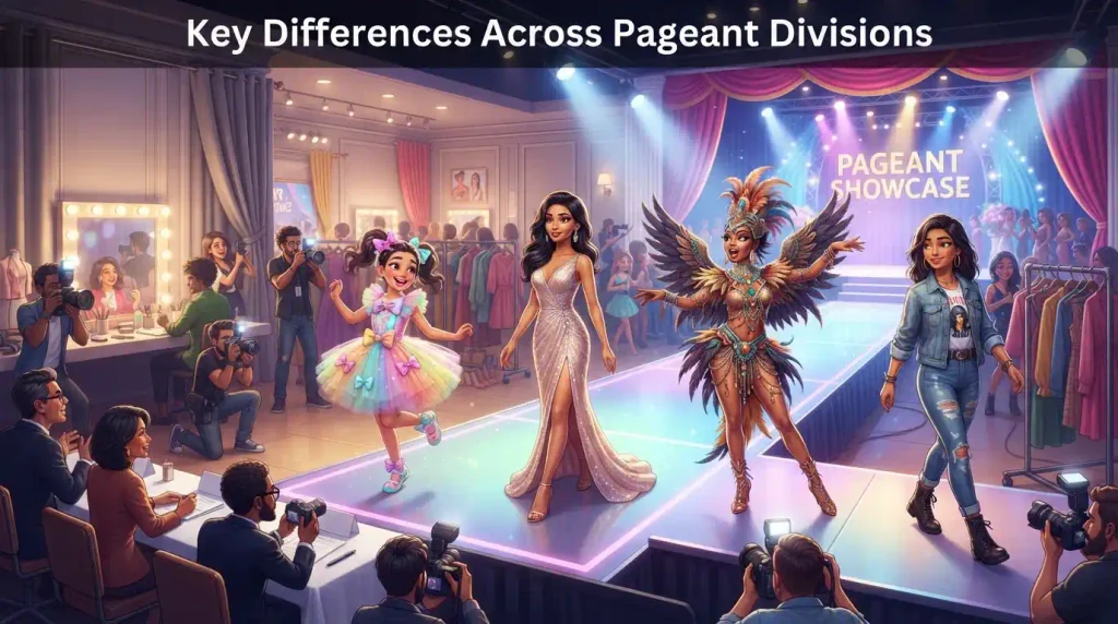 Key Differences Across Pageant Divisions