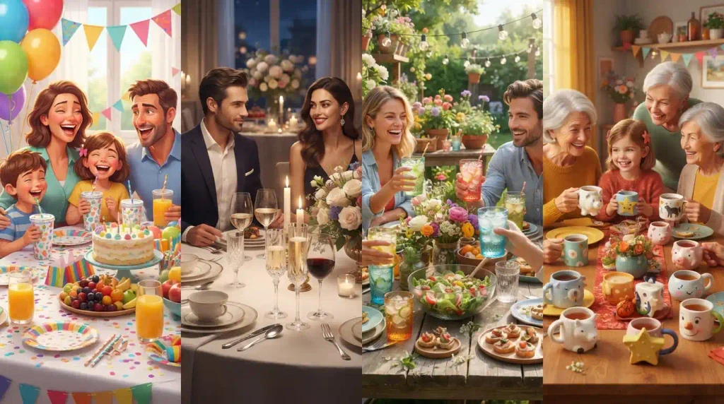 Matching Drinkware to Special Occasions