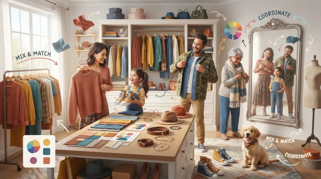 Planning Wardrobes Without Matching Exactly